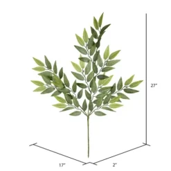 Stems & Bouquets-Kirkland's Home Mini Leaves Sprays, Set Of 6 Green
