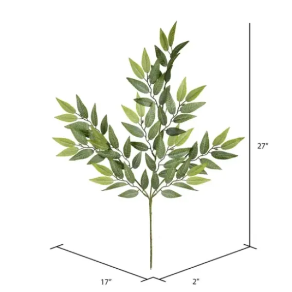 Stems & Bouquets-Kirkland's Home Mini Leaves Sprays, Set Of 6 Green