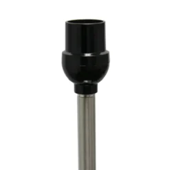 Floor Lamps-Kirkland's Home Minimal Brushed Nickel Stem Floor Lamp White