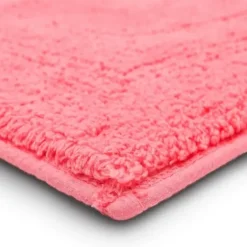 Bathroom Rugs-Kirkland's Home Mint Asymmetrical Cotton Bath Mat, 45 In. Blue