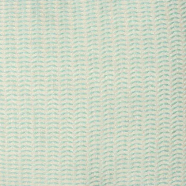 Pillows-Kirkland's Home Mint Trapeze Organic Cotton Throw Pillow Green/Ivory