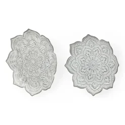Wall Plaques-Kirkland's Home Miranda Lotus Flower Wall Plaque White