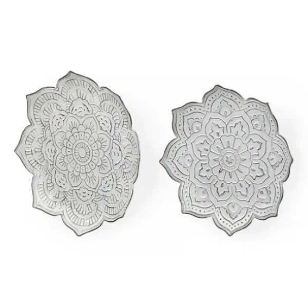 Wall Plaques-Kirkland's Home Miranda Lotus Flower Wall Plaque White