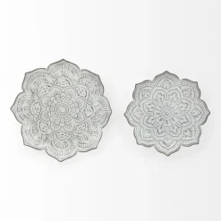 Wall Plaques-Kirkland's Home Miranda Lotus Flower Wall Plaque White