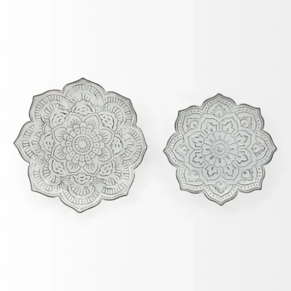 Wall Plaques-Kirkland's Home Miranda Lotus Flower Wall Plaque White