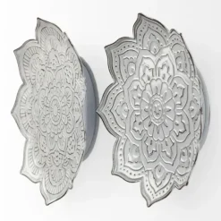 Wall Plaques-Kirkland's Home Miranda Lotus Flower Wall Plaque White