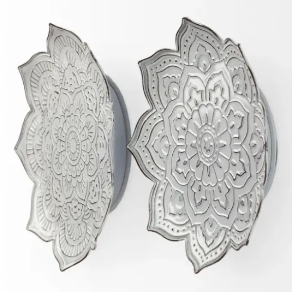 Wall Plaques-Kirkland's Home Miranda Lotus Flower Wall Plaque White