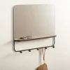 Hooks-Kirkland's Home Mirror With Shelf Wall Hooks
