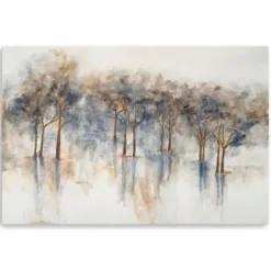 Canvas Art-Kirkland's Home Misty Woods I Giclee Canvas Art Print Gray