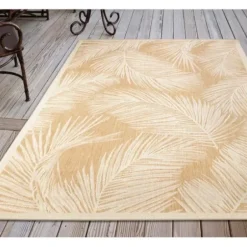 Outdoor Rugs-Kirkland's Home Mitchell Geo Diamonds Outdoor Rug, 8X10 Tan
