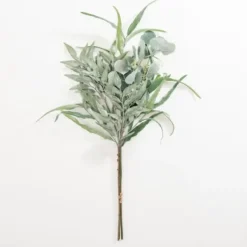 Stems & Bouquets-Kirkland's Home Mixed Eucalyptus Ery Bouquet Green