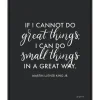 Wall Quotes & Signs-Kirkland's Home Mlk Words Of Wisdom Iii Framed Canvas Art Print Black/White
