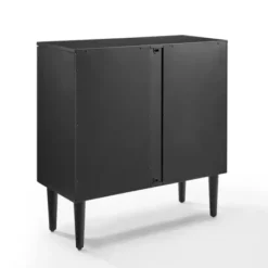 Cabinets & Sideboards-Kirkland's Home Modern Black And Gold Cabinet
