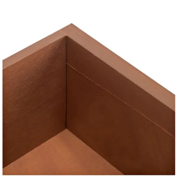 Console Tables-Kirkland's Home Modern Carved Accent Console Table Brown
