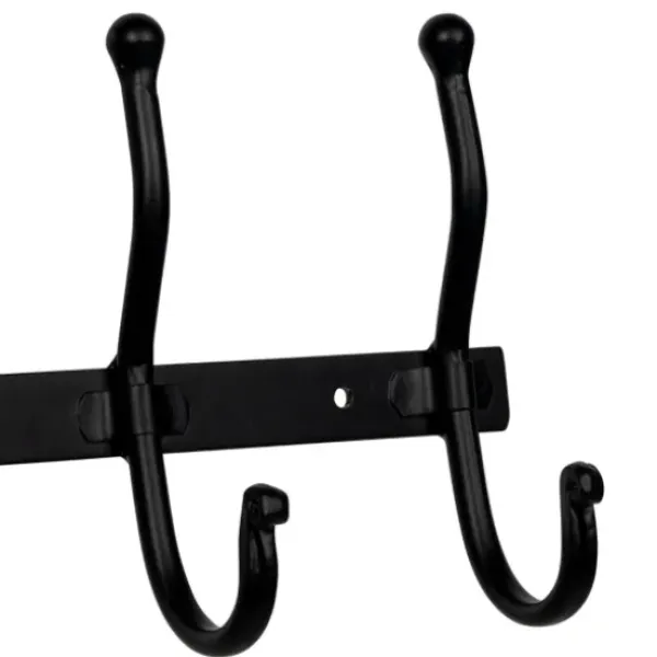 Hooks-Kirkland's Home Modern Farmhouse Black Metal Wall Hooks