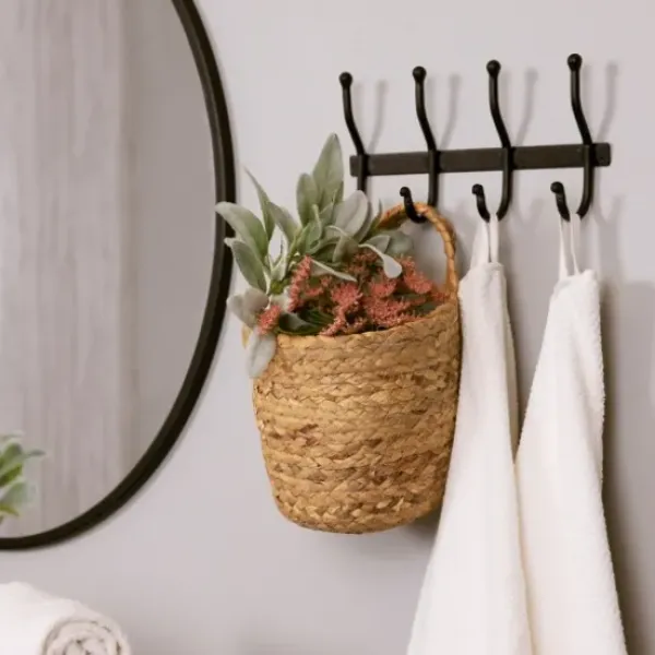 Hooks-Kirkland's Home Modern Farmhouse Black Metal Wall Hooks