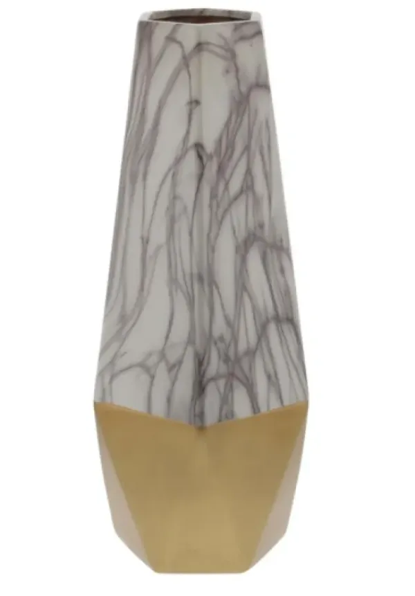Vases-Kirkland's Home Modern Matte Ceramic Vases, Set Of 2 Black