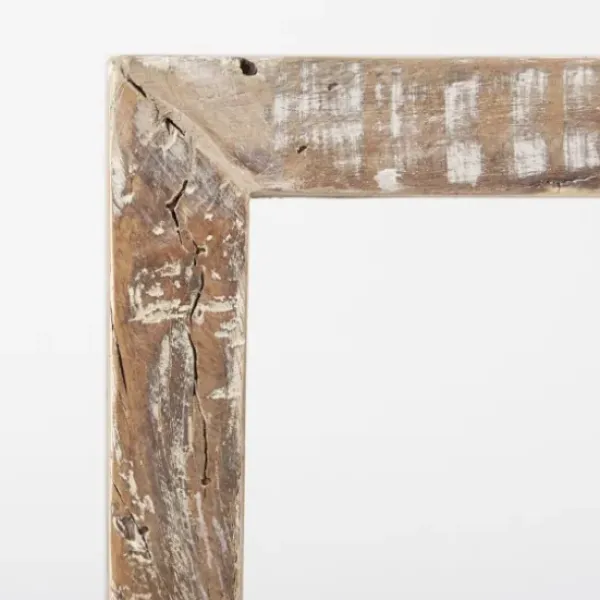 Benches & Ottomans-Kirkland's Home Modern Reclaimed Wood Bench Brown