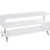 Tv Stands & Media Consoles-Kirkland's Home Modern Shape Tv Stand White