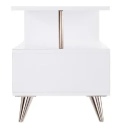Tv Stands & Media Consoles-Kirkland's Home Modern Shape Tv Stand White