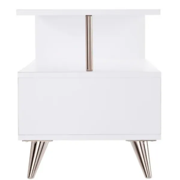 Tv Stands & Media Consoles-Kirkland's Home Modern Shape Tv Stand White