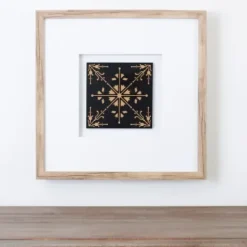 Framed Art-Kirkland's Home Modern Tile Ii Shadowbox Framed Art Print