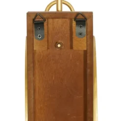 Sconces-Kirkland's Home Modern Warm Wood And Gold Sconce