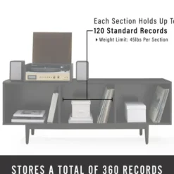 Console Tables-Kirkland's Home Modern Wood Console Table, 60 In. Black