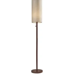 Floor Lamps-Kirkland's Home Modern Wood Emma Floor Lamp Tan