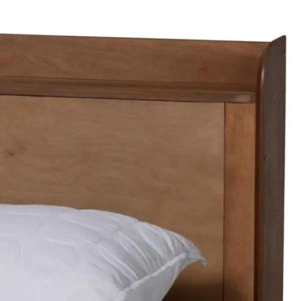 Beds & Headboards-Kirkland's Home Modern Wood Full Platform Bed Brown