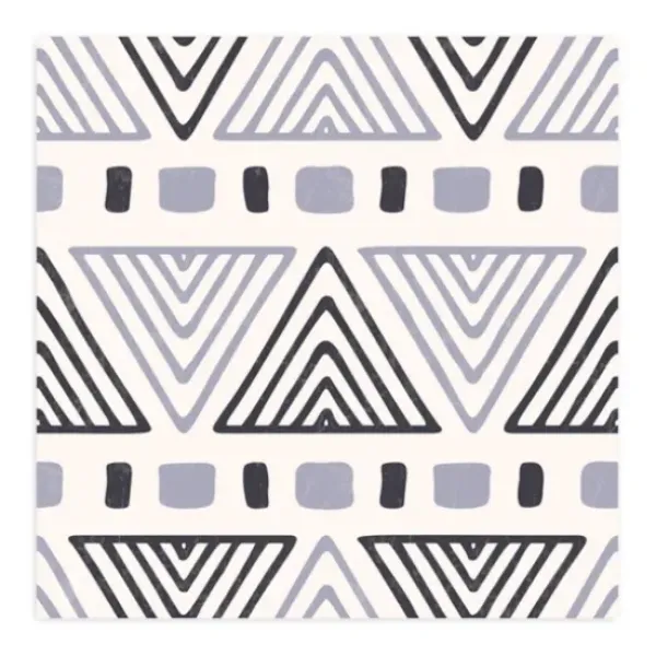 Wall Murals & Wall Decals-Kirkland's Home Monochrome Geo Peel And Stick Wall Mural Black/White