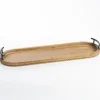 Decorative Trays-Kirkland's Home Monogram S Wood Tray With Handles White