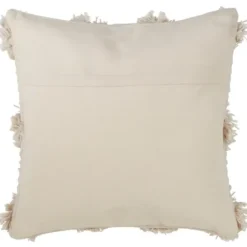 Pillows-Kirkland's Home Moroccan Tufted Pom Pom Throw Pillow Ivory