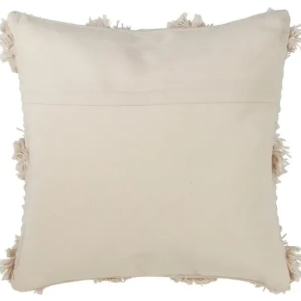 Pillows-Kirkland's Home Moroccan Tufted Pom Pom Throw Pillow Ivory
