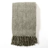 Blankets & Throws-Kirkland's Home Moss Diamond Chenille Throw Green