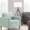 Accent Chairs-Kirkland's Home Mossy Contemporary Upholstered Accent Chair Green