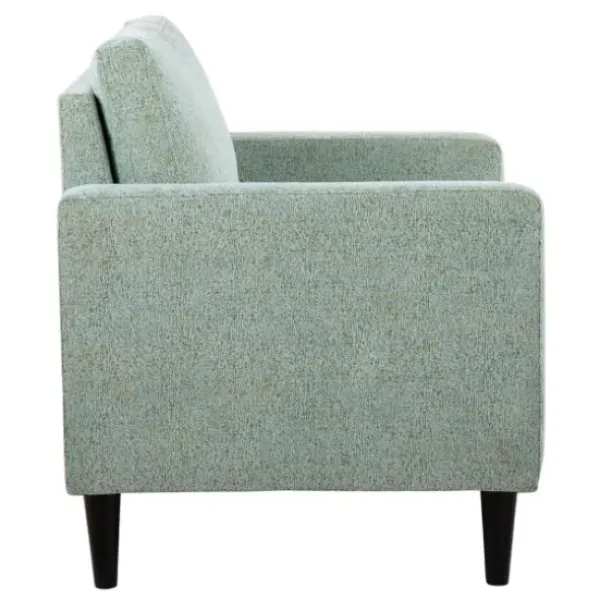 Accent Chairs-Kirkland's Home Mossy Contemporary Upholstered Accent Chair Green