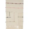 Blankets & Throws-Kirkland's Home Multicolor Loop Striped Throw Ivory/Multi