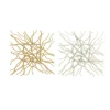 Wall Plaques-Kirkland's Home Multicolor Metal Abstract Wall Plaques, Set Of 2 Gold/Silver