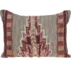 Pillows-Kirkland's Home Multicolor Tapestry Pillow Tan/Red/Multi