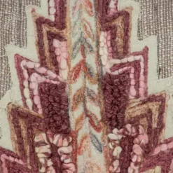 Pillows-Kirkland's Home Multicolor Tapestry Pillow Tan/Red/Multi