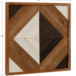 Wall Plaques-Kirkland's Home Multicolor Wood Ballez Wall Plaques, Set Of 3 Brown/Black/White