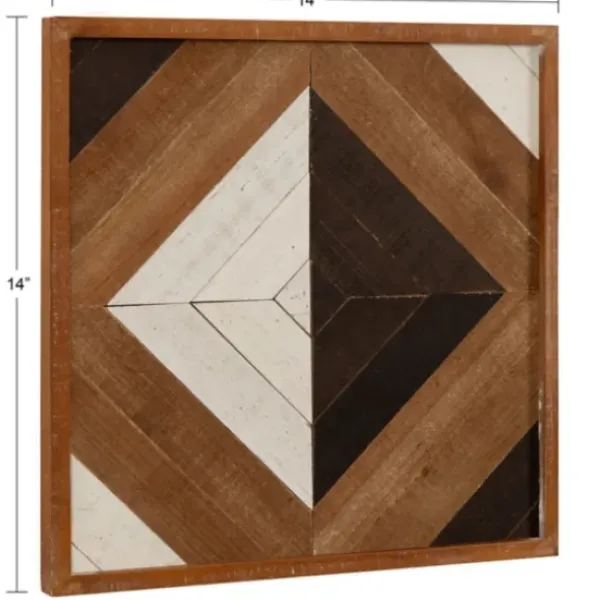 Wall Plaques-Kirkland's Home Multicolor Wood Ballez Wall Plaques, Set Of 3 Brown/Black/White