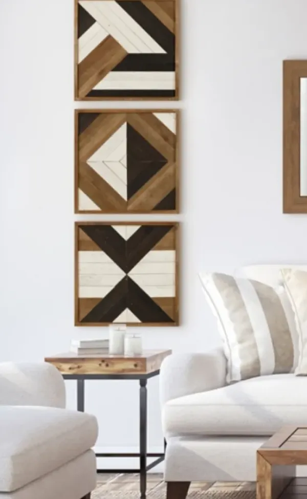 Wall Plaques-Kirkland's Home Multicolor Wood Ballez Wall Plaques, Set Of 3 Brown/Black/White