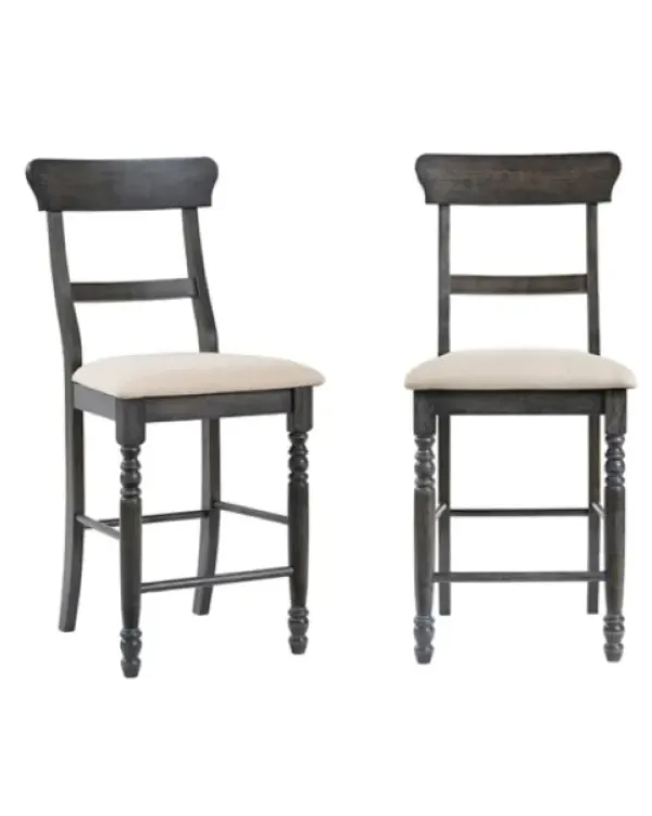 Bar Stools & Counter Height Stools-Kirkland's Home Muse Counter Chairs, Set Of 2 Gray