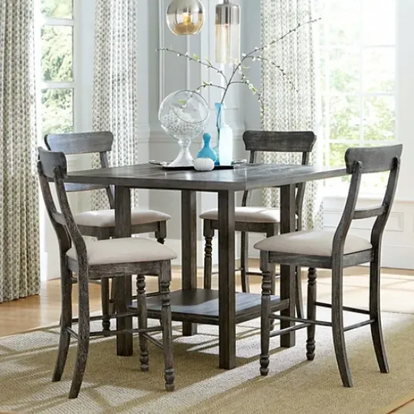Bar Stools & Counter Height Stools-Kirkland's Home Muse Counter Chairs, Set Of 2 Gray