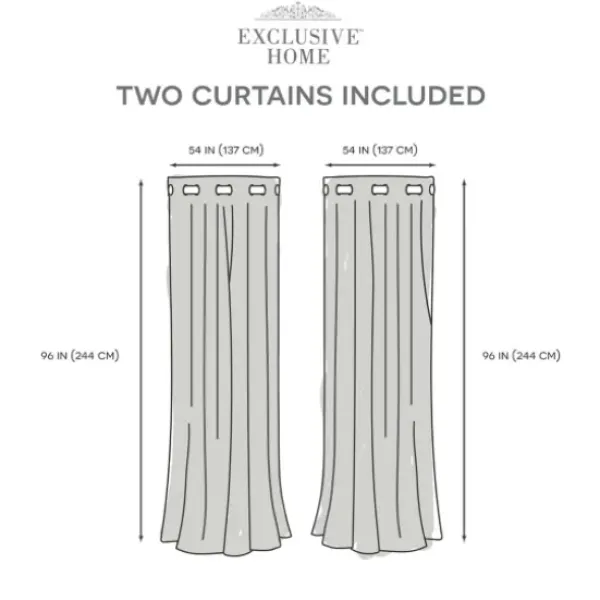 Curtains & Drapes-Kirkland's Home Mushroom Interlock Single Curtain Panel, 84 In. Gray/Ivory