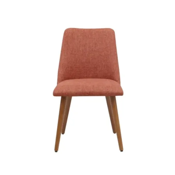 Dining Chairs-Kirkland's Home Nadine Retro Dining Chairs, Set Of 2 Orange