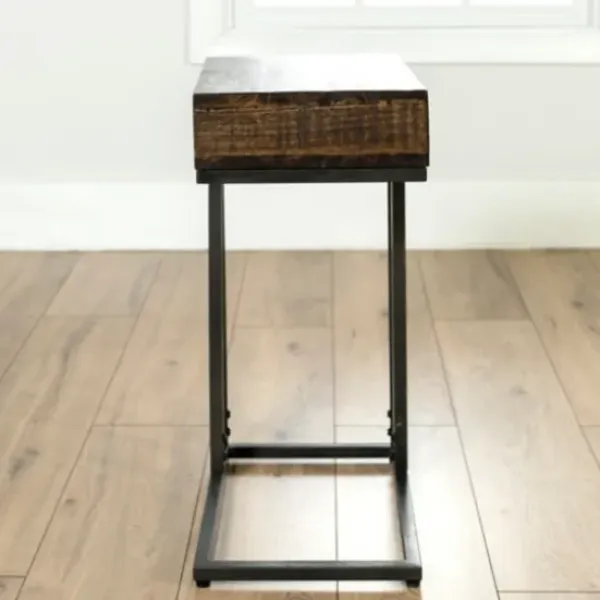 Accent & End Tables-Kirkland's Home Nash C-Table Brown/Gray