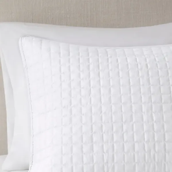 Bedspreads & Coverlets-Kirkland's Home Nash 3-Pc. Reversible King Coverlet Set White